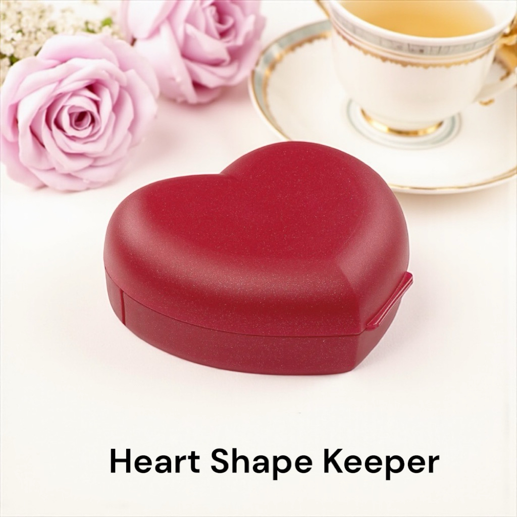 Tupperware กระปุกใส่อาหารรูปหัวใจ รุ่น Heart Shape Keeper (1ใบ)