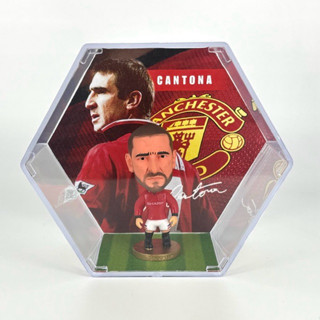 Manchester United โมเดลนักฟุตบอล Eric Cantona พร้อมกล่องอะคร…