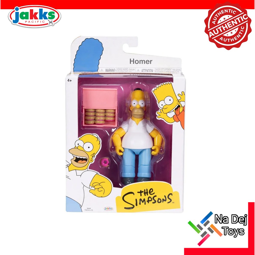 The Simpsons Homer Jakks Pacific 5" Figure ดิ ซิมป์สัน โฮเมอร์ แจ๊ค แปซิฟิค ขนาด 5 นิ้ว ฟิกเกอร์