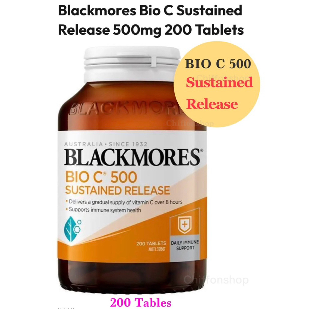 Blackmores Bio C 500 Sustained Release 200 Tablets