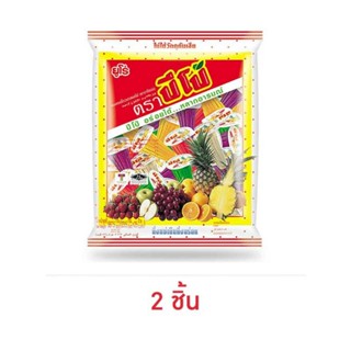 ปีโป้ เยลลี่รวมรสผลไม้ 587.5 กรัม(แพ็ก2ชิ้น)