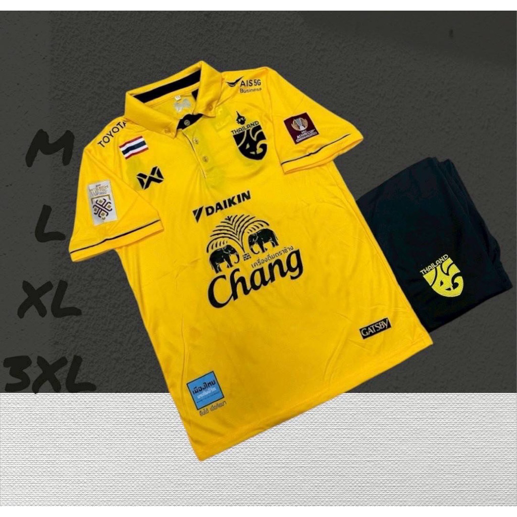 ชุดฟุดบอลชุดกีฬาใหม่2025เสื้อพร้อมกางเกงผ้าคุณภาพดีนิ่มเย็นใส่สบายขนาดงานเลเซอร์ใส่แล้วไม่ระคายเคืองต่อผิว
