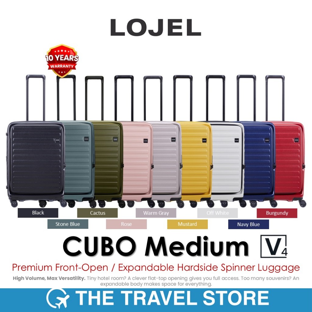 LOJEL Cubo Medium Premium Front-Open 26" / Expandable Hardside Spinner Luggage กระเป๋าเดินทาง