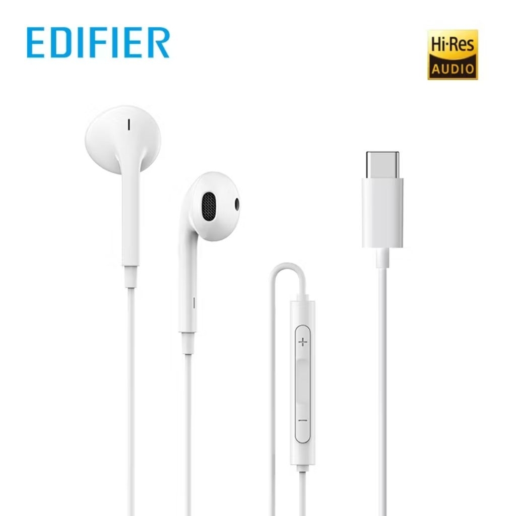 หูฟัง EDIFIER P180 USB C หูฟังเอียร์บัต พร้อม ไมค์ รีโมต รองรับ แอนดรอย ios ของแท้ สต๊อกไทย พร้อมส่ง