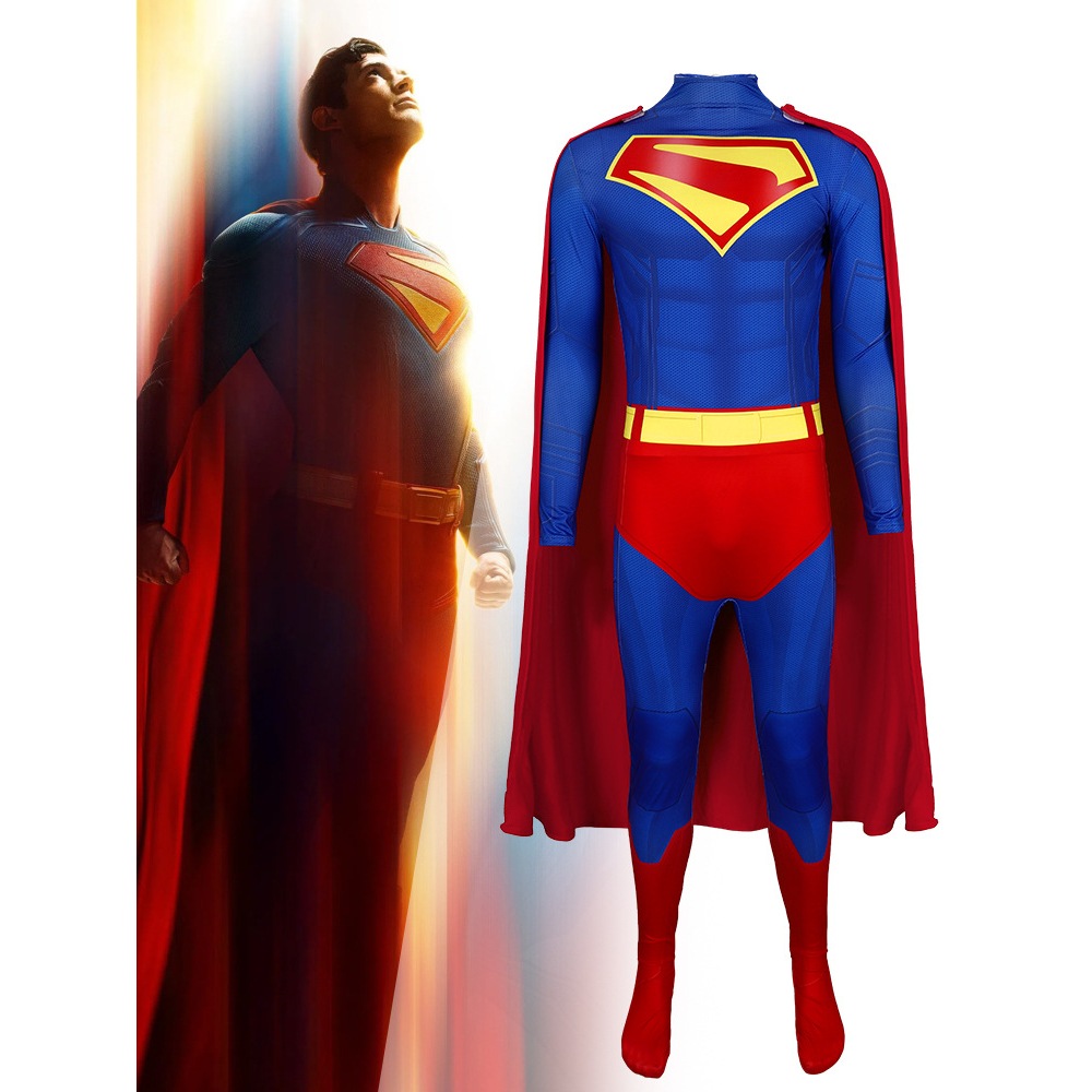 ชุดซุปเปอร์เเมน ซุปเปอร์ฮีโร่  Superman Heritage cosplay Kryptonian Clark Kent role play performance