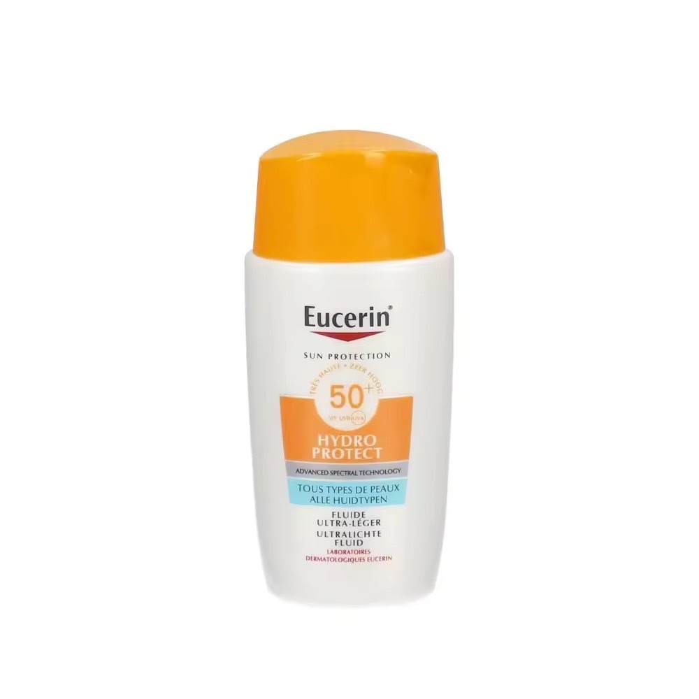 Eucerin Sun Protection Hydro Protect Fluide Ultra-LegerSPF50+ 50ml ครีมกันแดดบางเบาซึมไวไม่เหนียว
