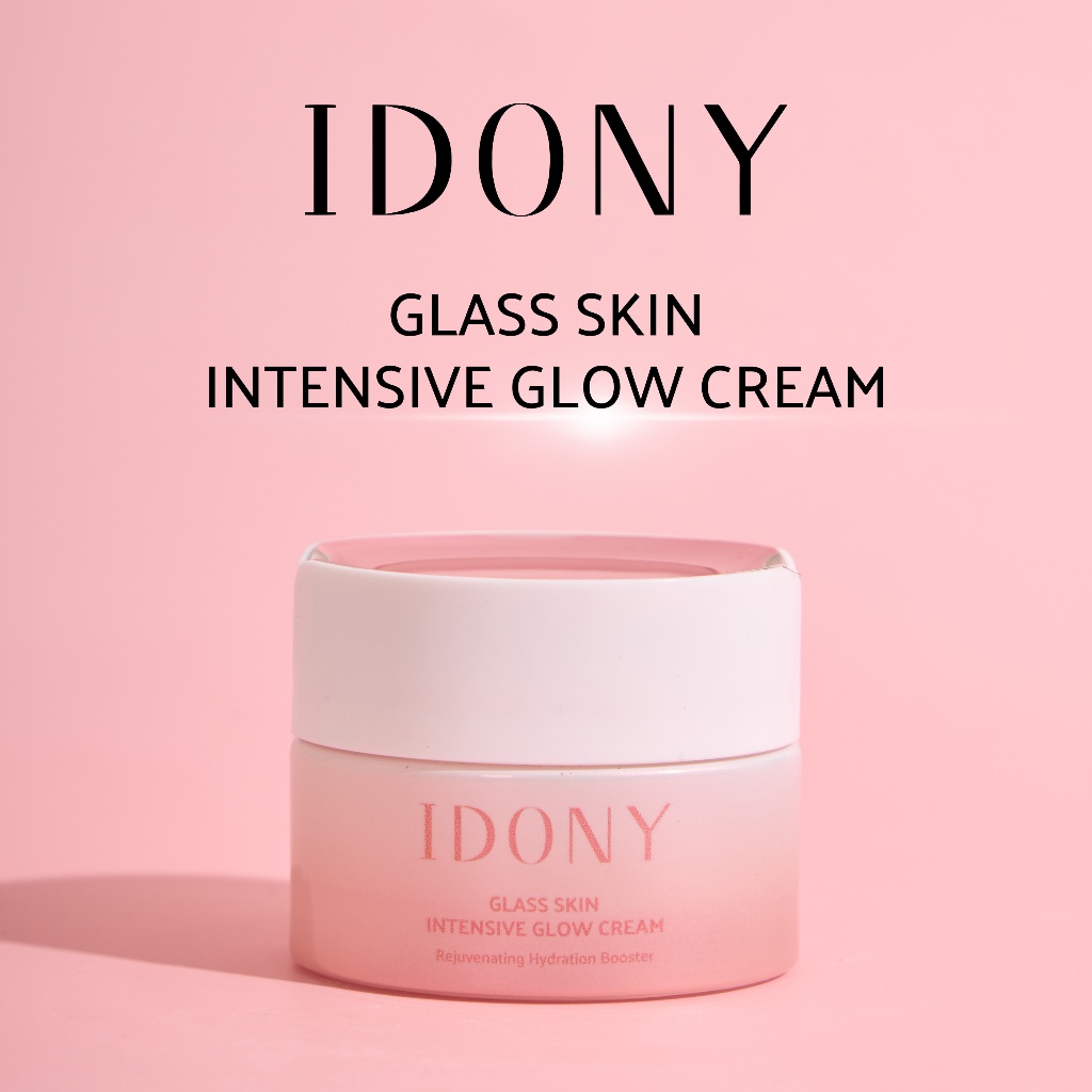 IDONY Glass Skin Intensive Glow Cream ที่สุดของสกินแคร์ที่รวม 7 สารสกัดพรีเมียมระดับโลก