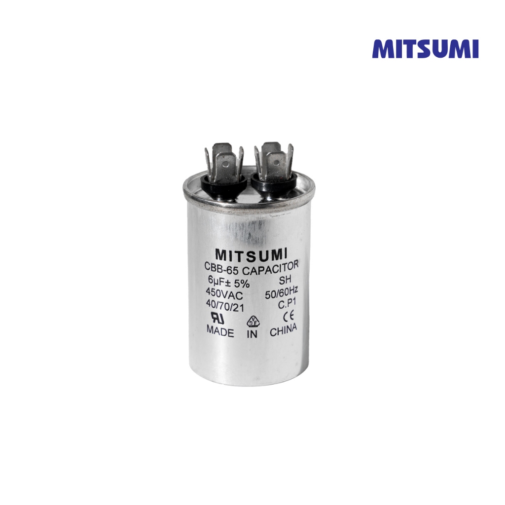 คาปาซิเตอร์ C อลูมิเนียม CBB-65-4A 6 / 450V