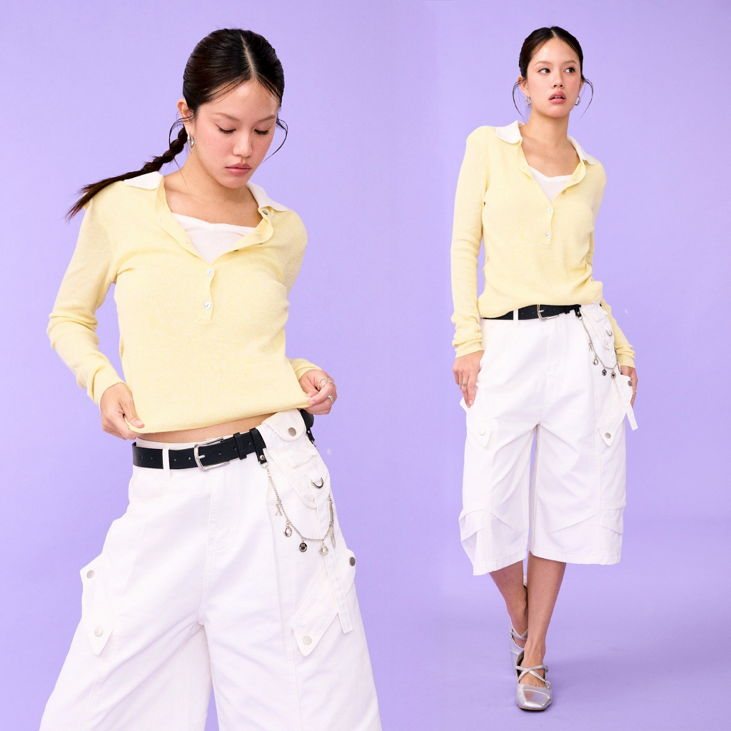 WB.Project - Kelly Top เสื้อแขนยาวสีเหลือง