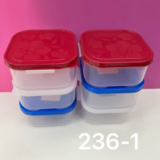 (ยกโหล 12 ชิ้น ) No.1495 กล่องอาหาร สี่เหลี่ยมจตุรัส  กล่องใ…