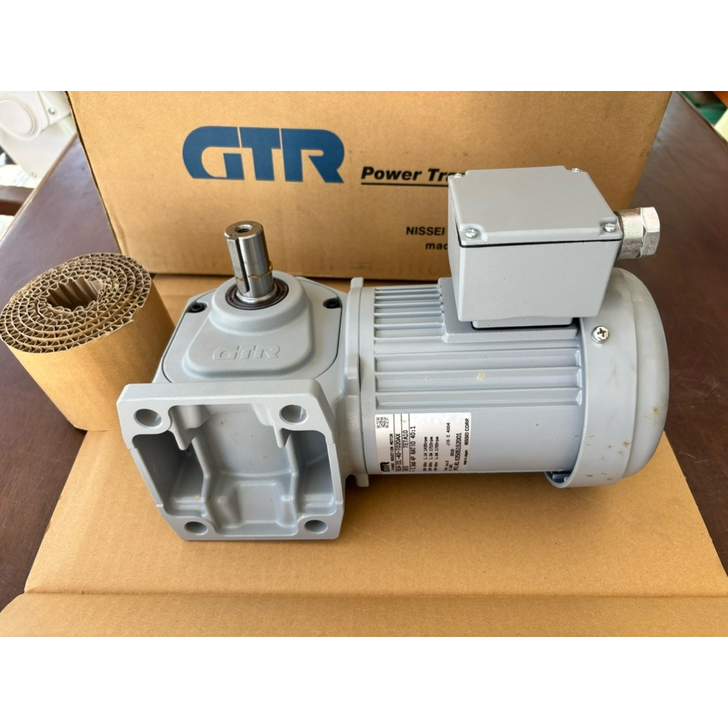 มอเตอร์เกียร์ GTR Nissei 0.2kW 3P 200V H2LM-22L-40-T020AX