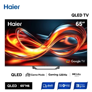Haier TV 65นิ้ว รุ่น 65H6F HDR10 QLED 4K Google TV Gaming 120Hz Dolby Audio