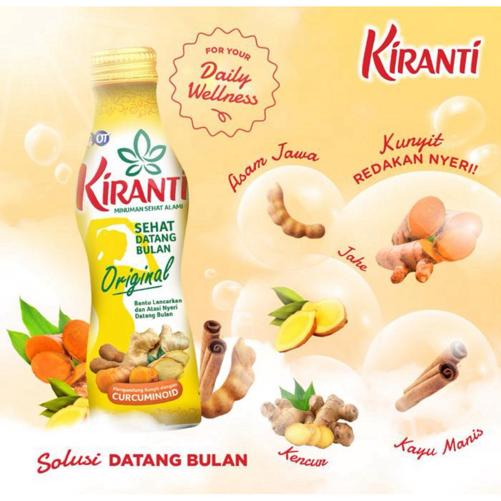 Indonesia Kiranti Original Minuman Sehat Alami Datang Bulan , 150 ml ราคา ถูกที่สุด ดีลบีเคเค แกลเลอรีภาพที่ 2