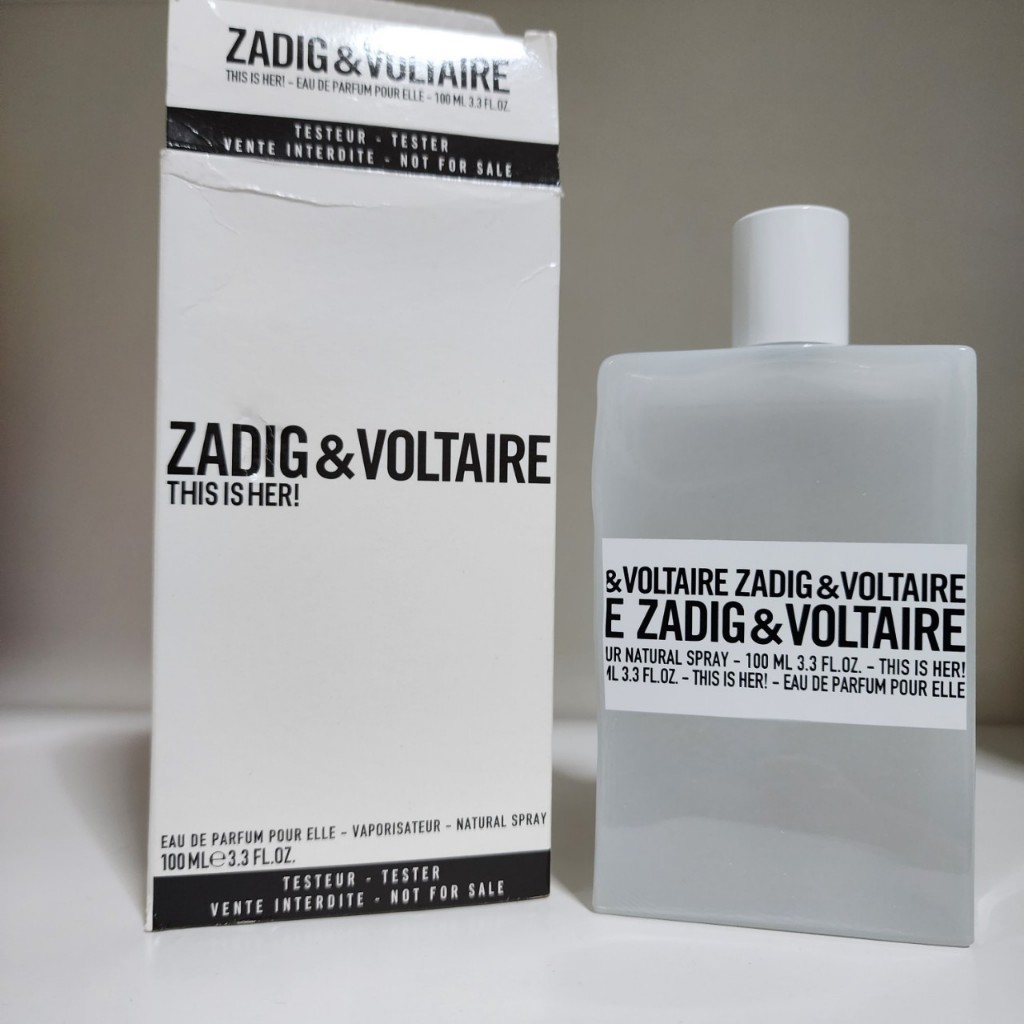 Zadig & Voltaire This is HER EDP 100ml กล่องเทสเตอร์ P-Z3dig