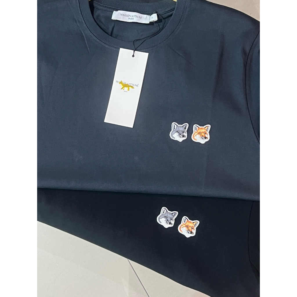 Maison Kitsune’เสื้อยืดดับเบิ้ลฟ็อกเฮด - รูปที่ 3