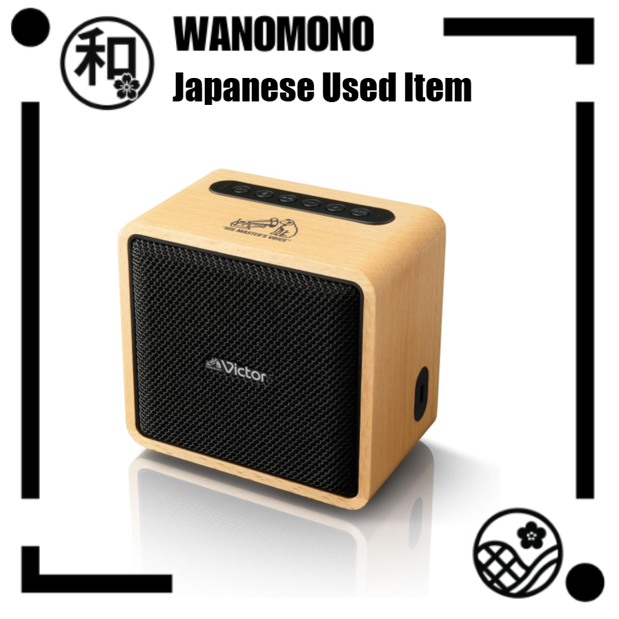 【Japan Quality】[Used Item] JVC Kenwood Victor SP-WM01BT Bluetooth Speaker, Compact, Up to 12 Hours o