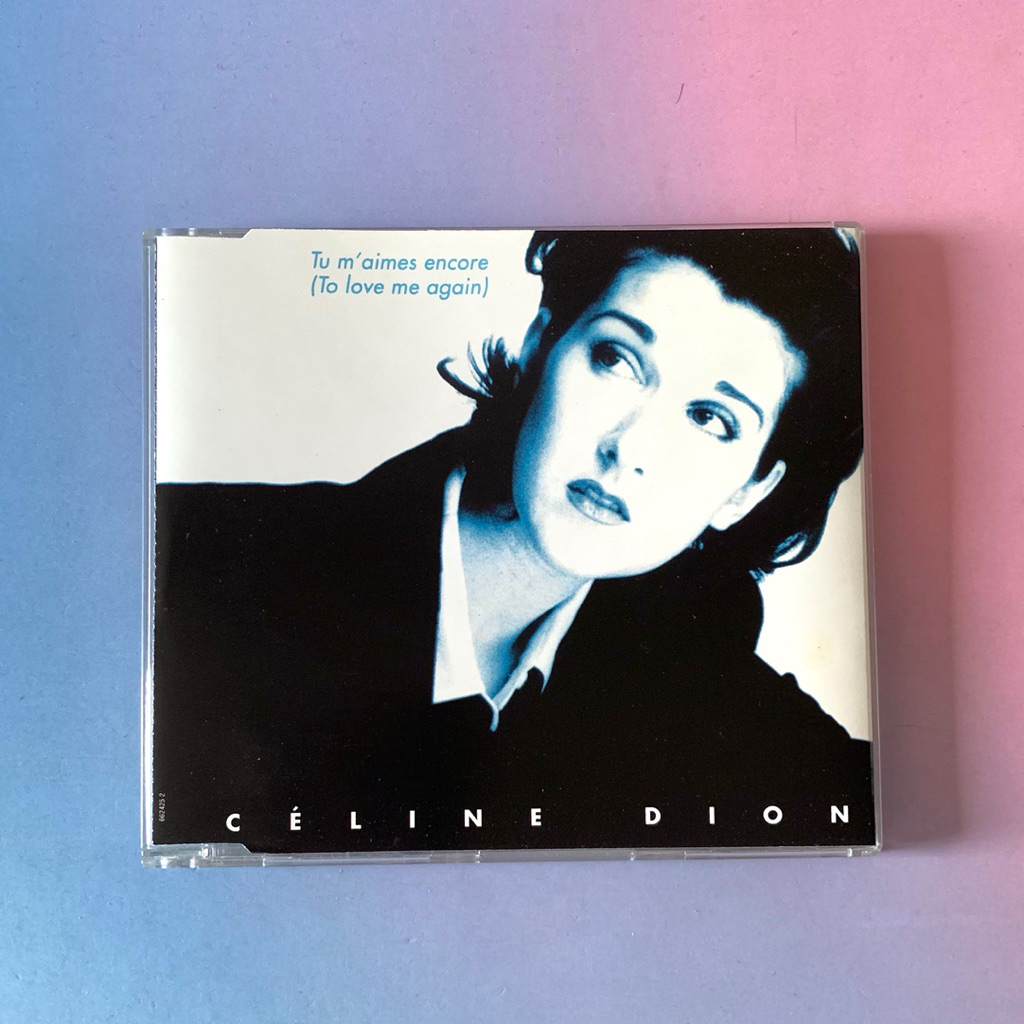 🛒 (พร้อมส่ง) CD ซีดีเพลง: Celine Dion — Tu M'Aimes Encore (To Love Me Again) [Austria/single]