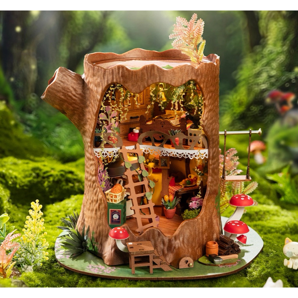 โมเดล DIY ประกอบเอง Rolife DIY Miniature House - Fairytale Tree House DG179 English version [พร้อมส่