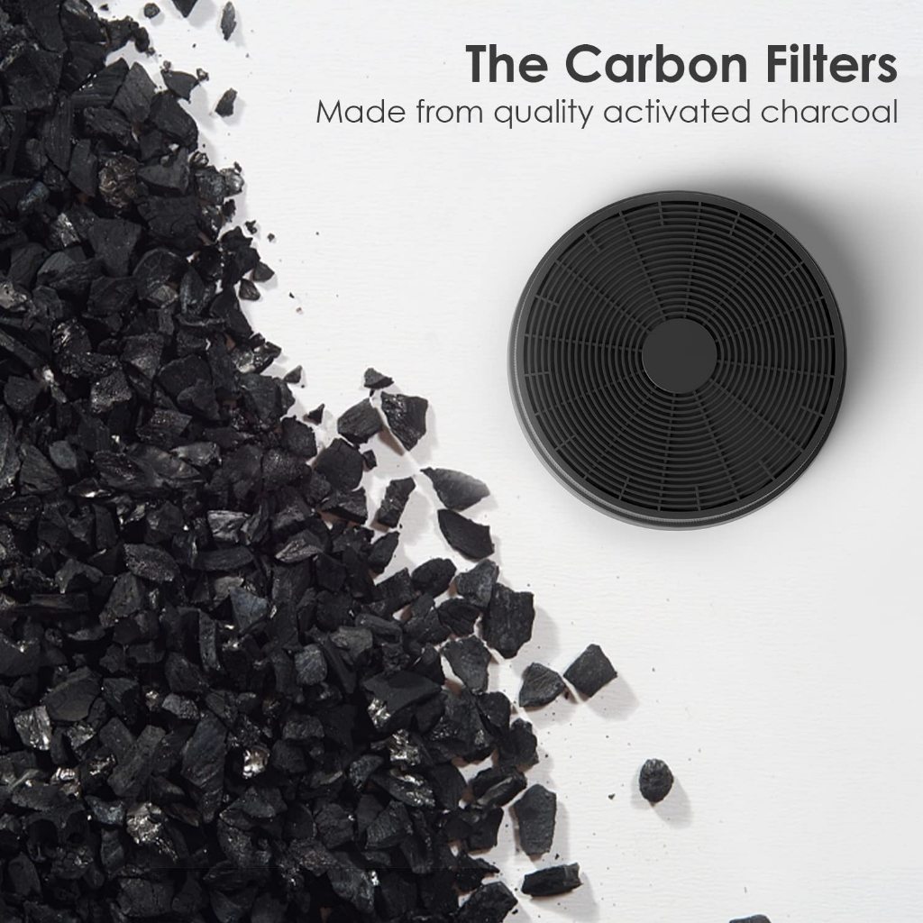 ส่งในไทยคาร์บอนกลมเครื่องดูดควันทรงกลมสีดำดูดซับกลิ่นอับชื้นสเปค17.5ซม - รูปที่ 2