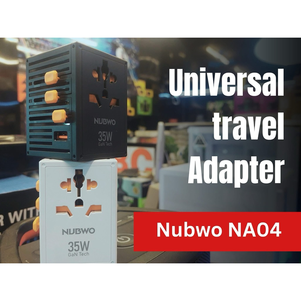 NUBWO NA04 Universal Travel Adapter (GaN 35W)