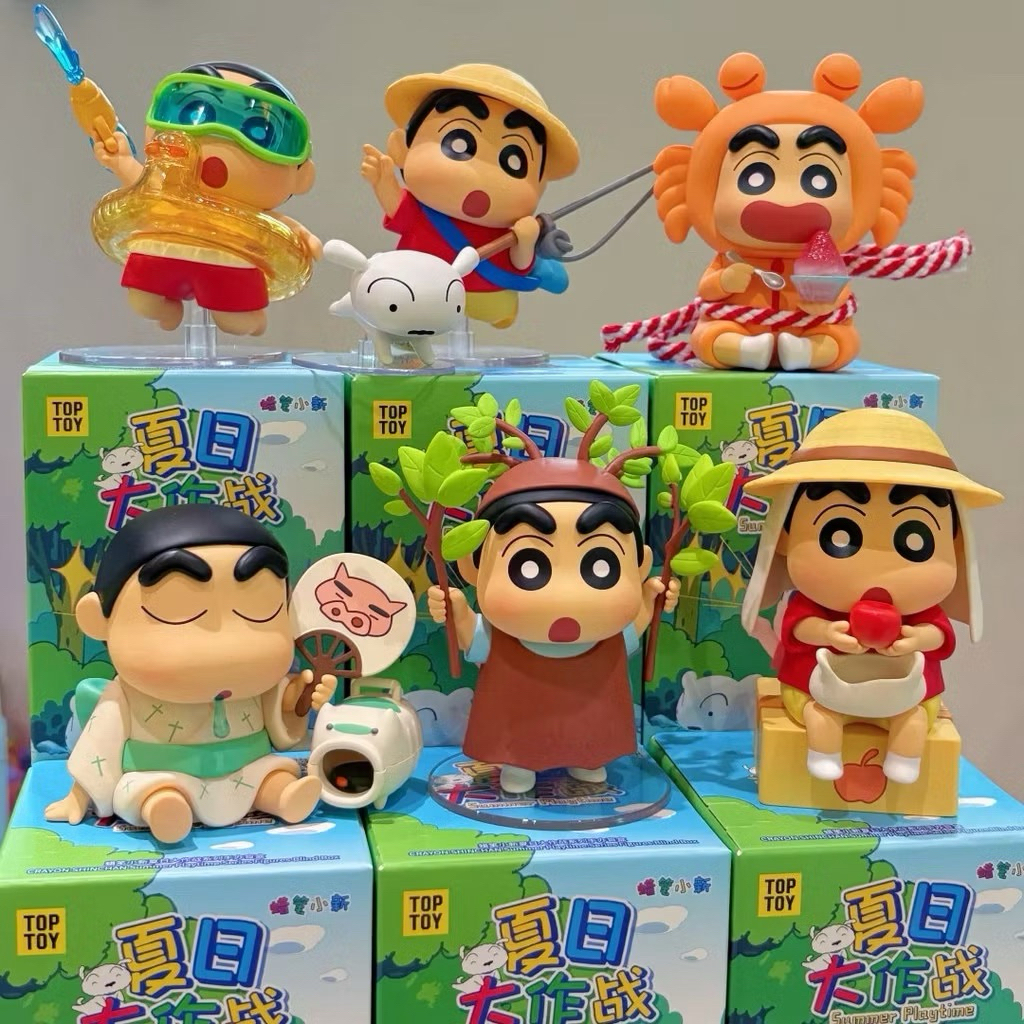 ร้าน🇹🇭 พร้อมส่ง✨ โมเดลได้ 1 ตัว  - Crayon Shinchan - Summer Playtime Series by Top Toy