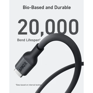 Anker 542 USB-C to Lightning Cable (Bio-Based) สายชาร์จเร็ว iPad iPhone 14/13/12 มาตรฐาน MFi