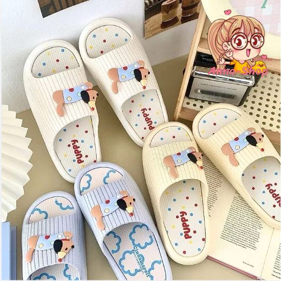 Anna shop รองเท้าแตะ รองเท้าแตะลำลอง ทรงเกาหลี นิ่ม เบา สบายเท้า T389