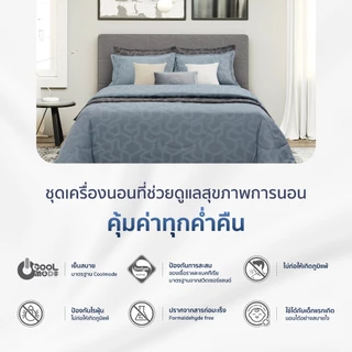 AMOUR ชุดผ้าปูที่นอน+ปลอกหมอนหนุน (ไม่รวมผ้านวม) 6 ฟุต KING, 5 ฟุต QUEEN และ 3.5 ฟุต SINGLE - ARTY 460 Series