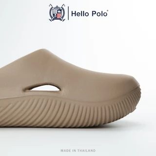 Hello Polo รองเท้าหัวโตแฟชั่น รองเท้านุ่ม สําหรับผู้หญิง และผู้ชาย ส้นหนา 3.5 ซม กันลื่นและทนทาน ลำลอง ไม่มีกลิ่น HP8037