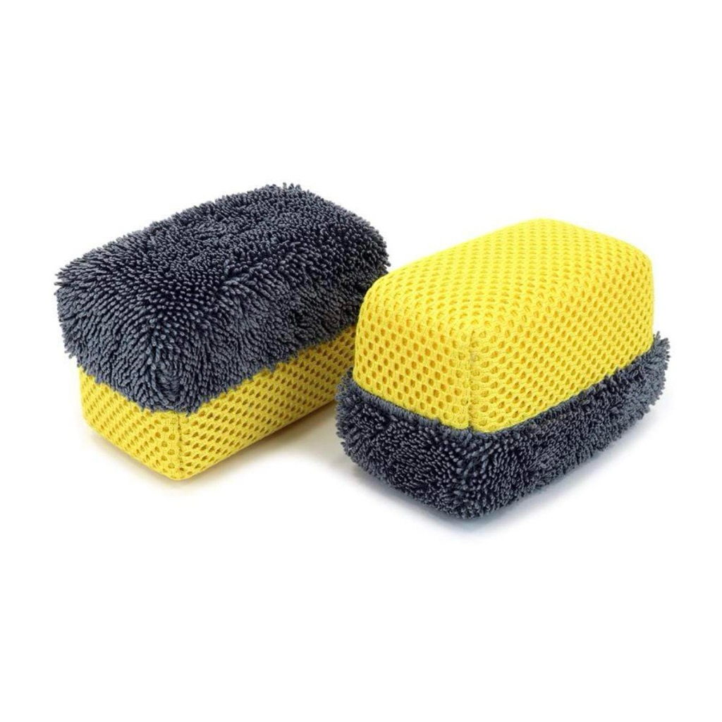 Tire Dressing Applicator (ฟองน้ำเคลือบยาง/พลาสติกดำ)