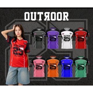 เสื้อกีฬาคอวี ลายใหม่ #25 แขนสั้น เนื้อผ้าโพลีเอสเตอร์ หนานุ…