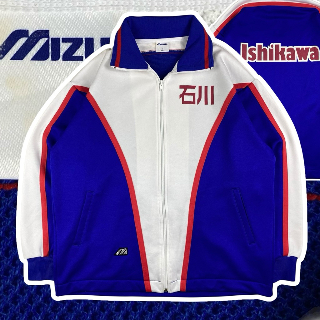 เสื้อวอร์ม Mizuno มือสองของแท้ สภาพใหม่