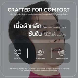 Overchills ปิดหูกันหนาว​ สำหรับ​ผู้ชายและ​ผู้หญิง​ ช่วยกันลม​ กันหนาวได้ดี​ ใส่ในอุณหภูมิ​ติดลบได้​