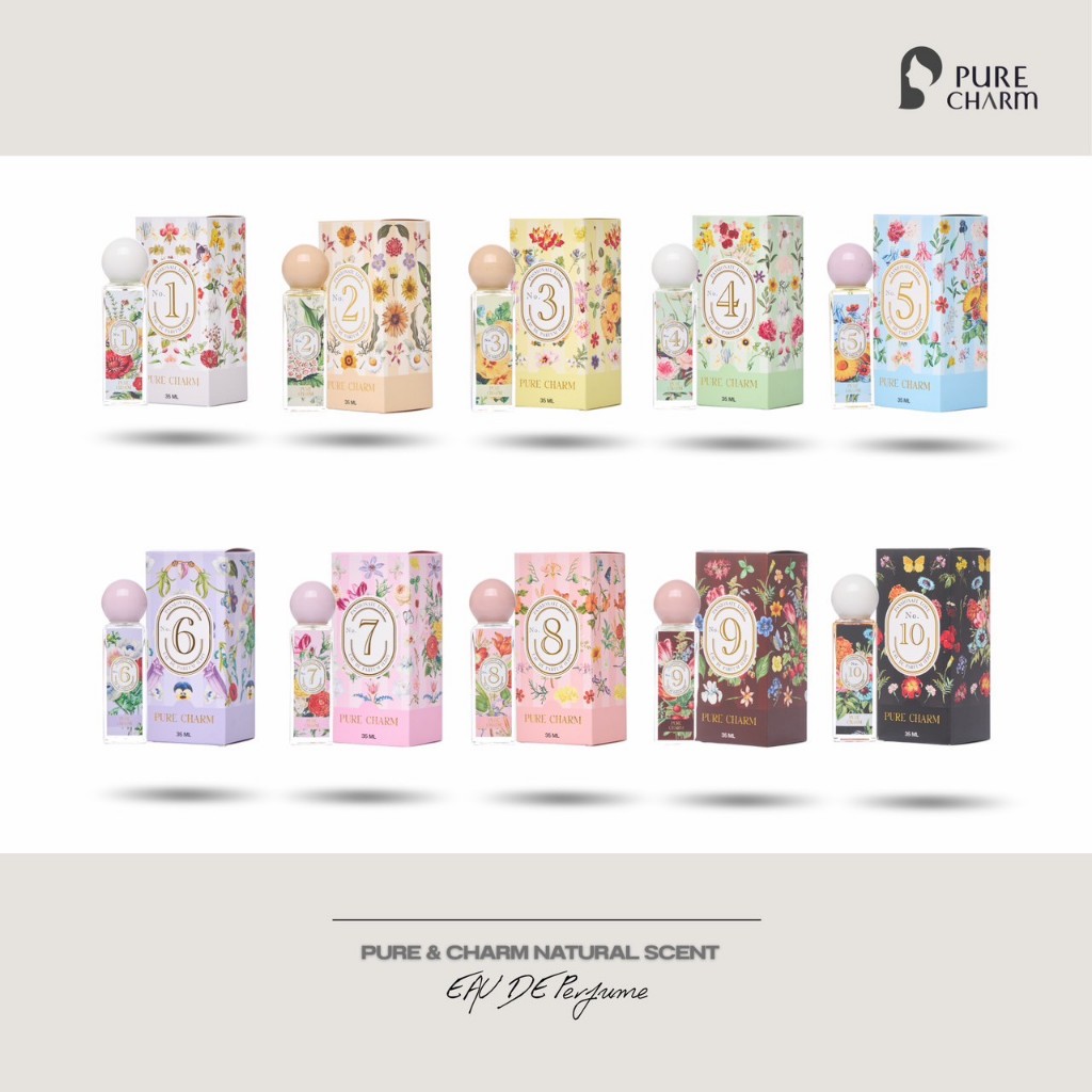 New! น้ำหอม Pure Charm 10 กลิ่น