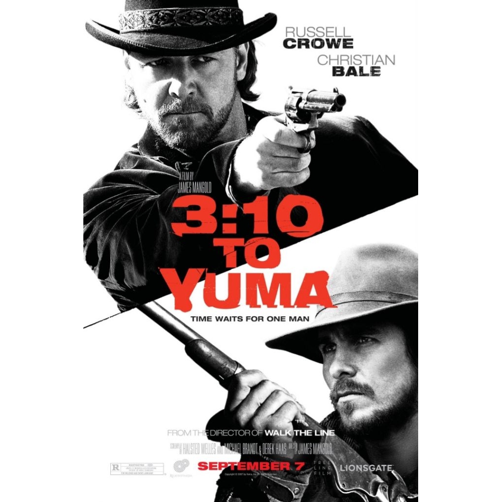 Blu-ray+DVD ปก+สกรีนแผ่น 310 to Yuma (2007) ชาติเสือแดนทมิฬ
