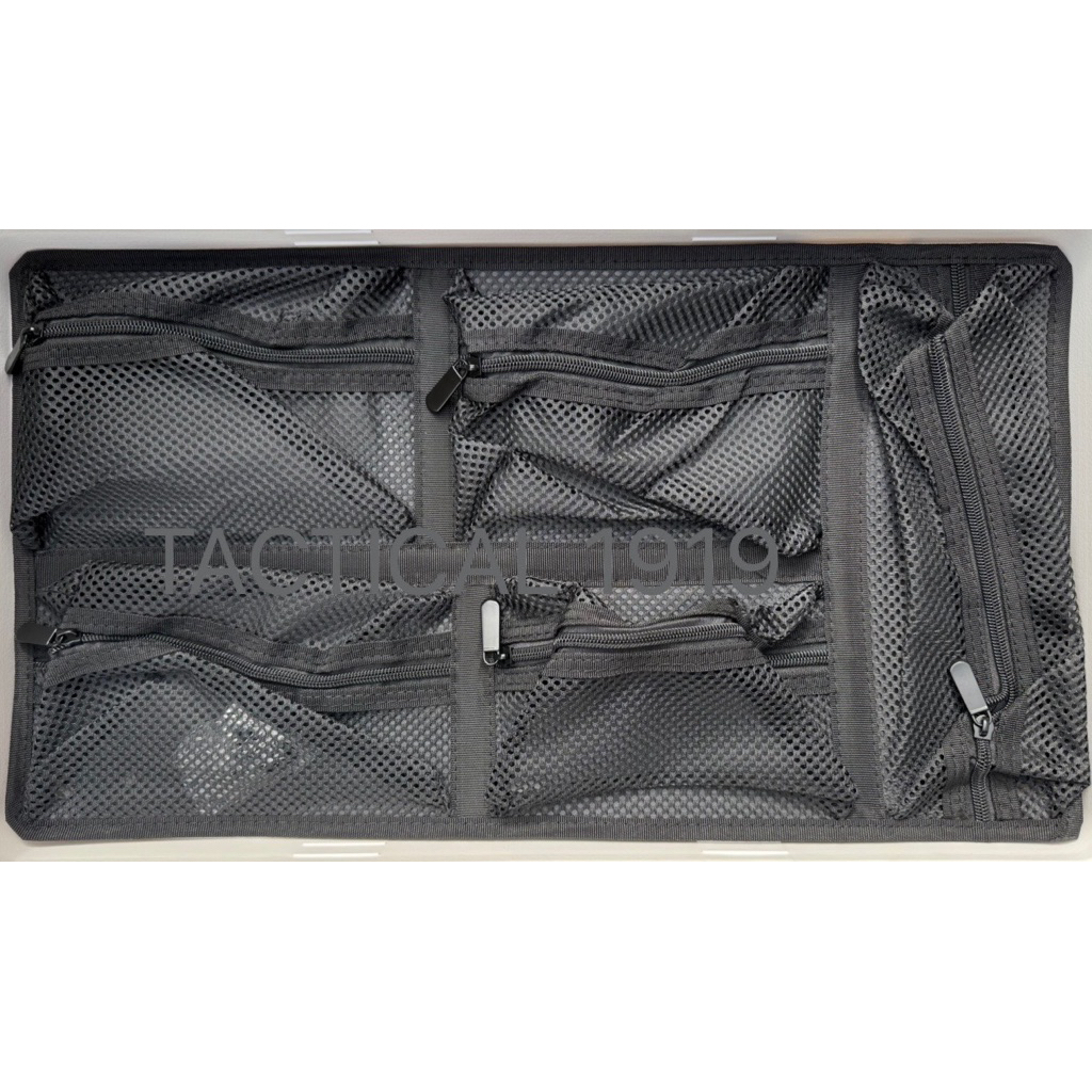 ตะข่ายติดบนฝา Lid organizer with velcro - ใส่ได้กับ Hardcase 5129 / Pelican 1510 / V525 / 1535Air