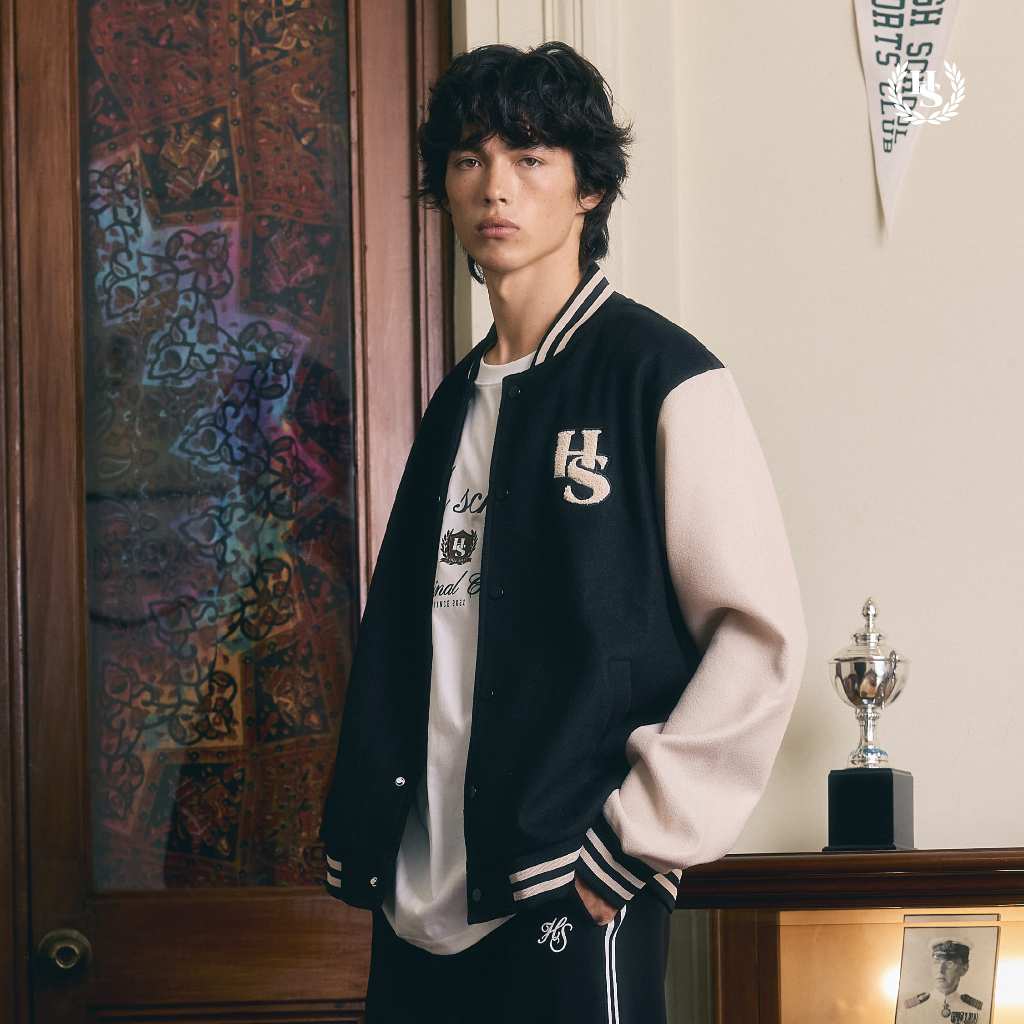 High School collection classIV oversize jacket เนื้อผ้านุ่ม สวมใส่สบาย - OTB21558