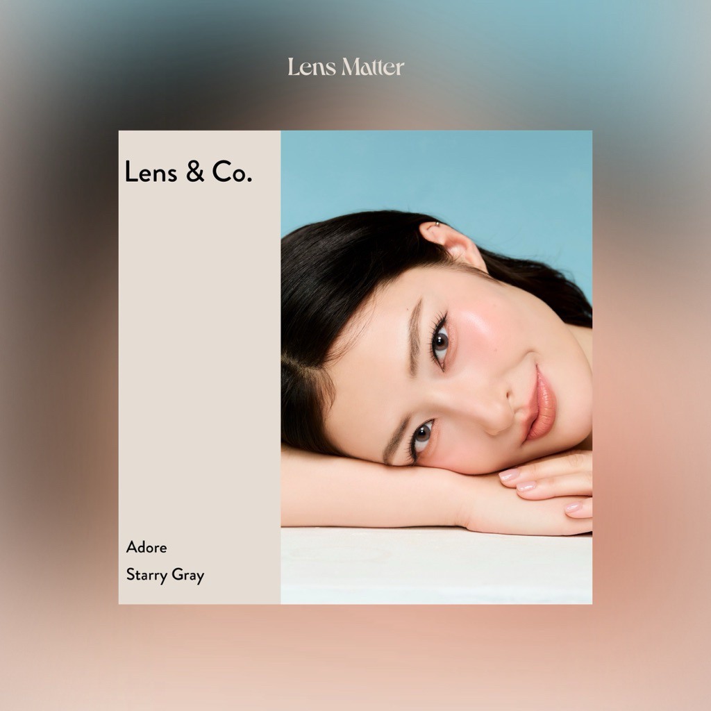 Adore - Lens & Co. สี Starry Gray (รายเดือน), Lens.Matter, คอนแทคเลนส์เกาหลี - รูปที่ 5