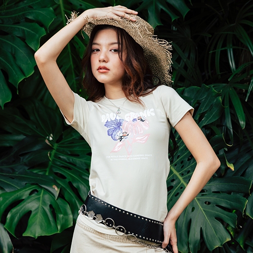 PAUL FRANK เสื้อยืดผู้หญิง FORGET ME NOT