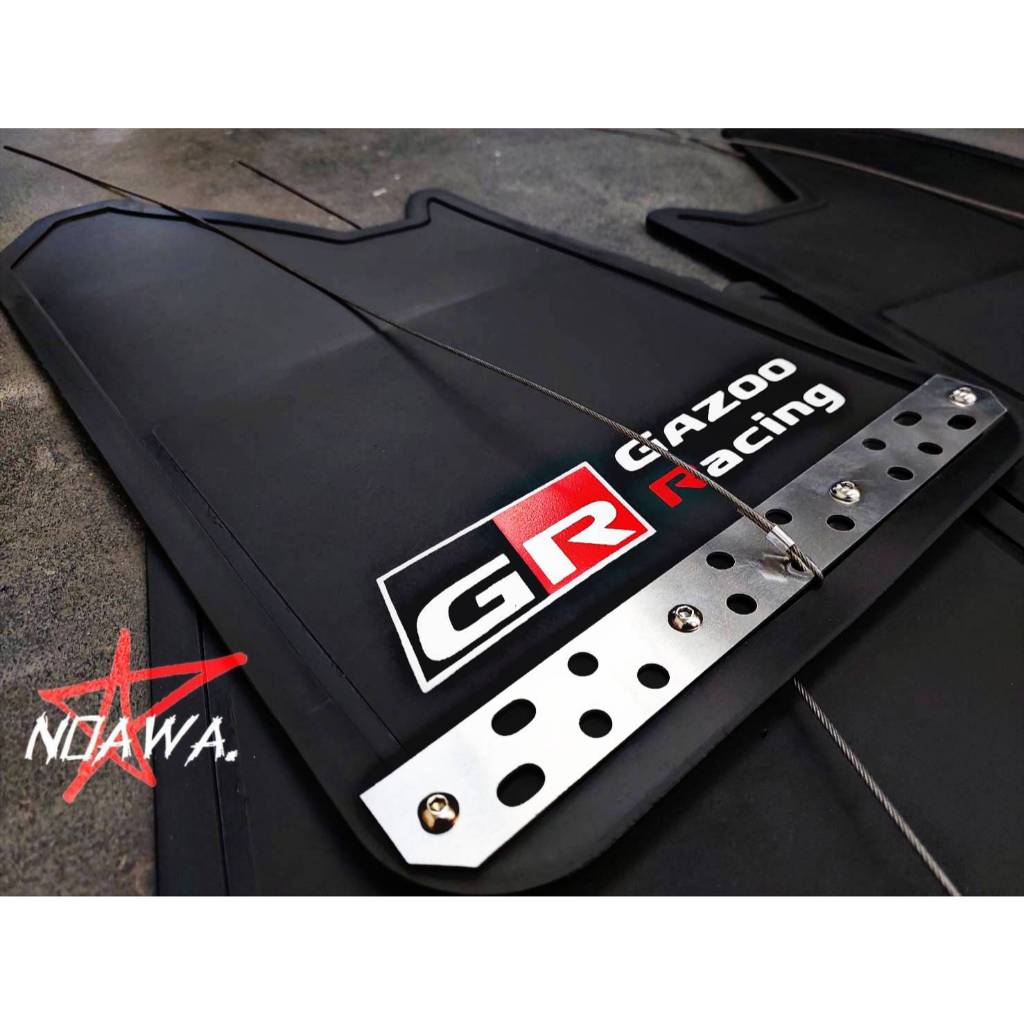 บังโคลนรถยนต์ GR GAZOO Mud flaps Big AL Plate.