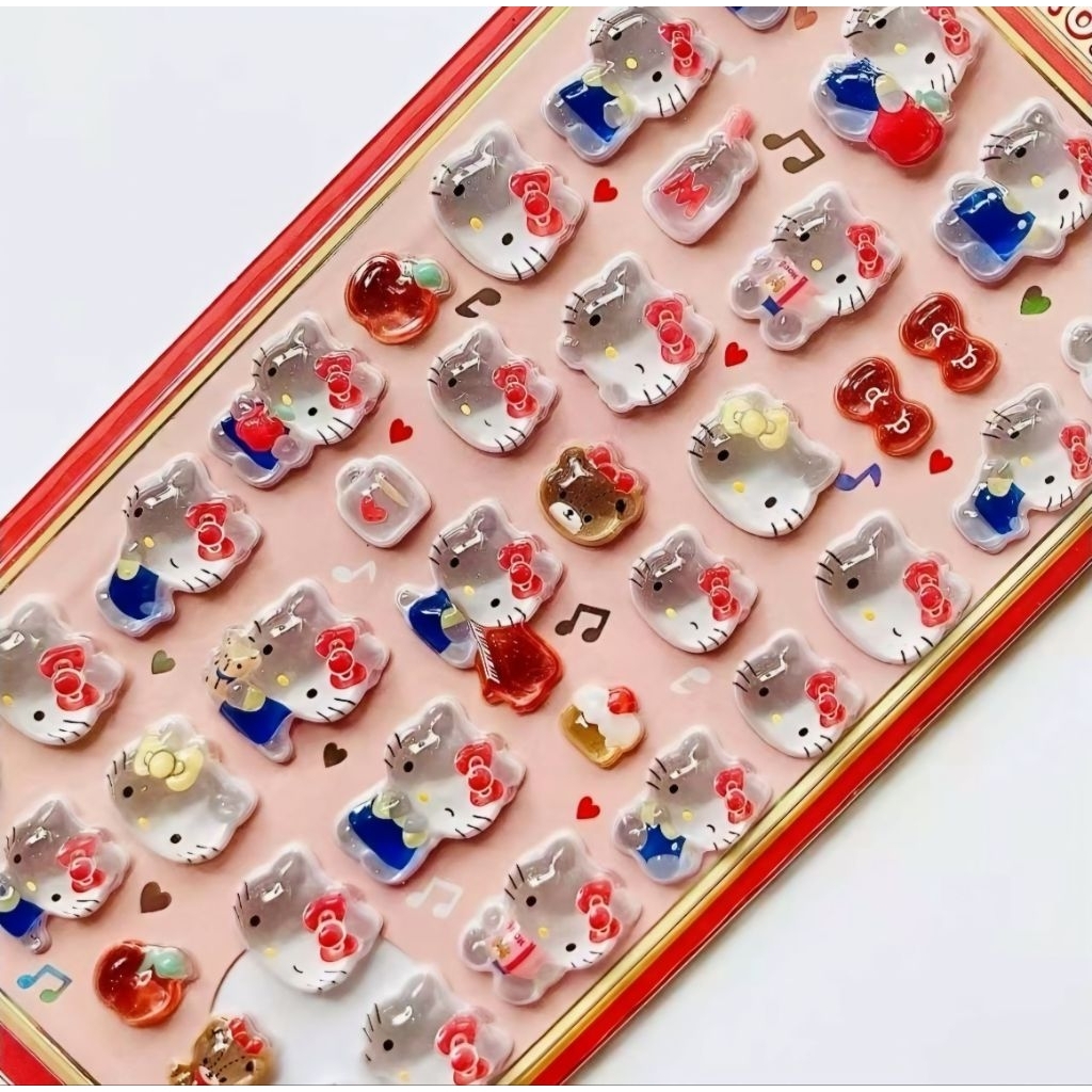 พร้อมส่งจากไทย!!! สติกเกอร์บอนบอนดร็อป Bonbon Drop สติกเกอร์หยดน้ำ สติกเกอร์นูน สติกเกอร์Sanrio