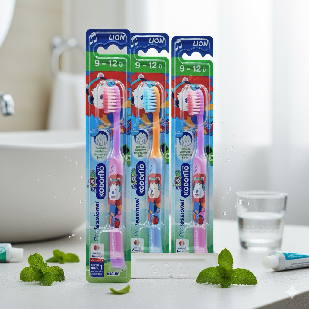 (ส่งด่วน Express Delivery ส่งไว ภายในวัน) KODOMO Professional แปรงสีฟันเด็ก โคโด