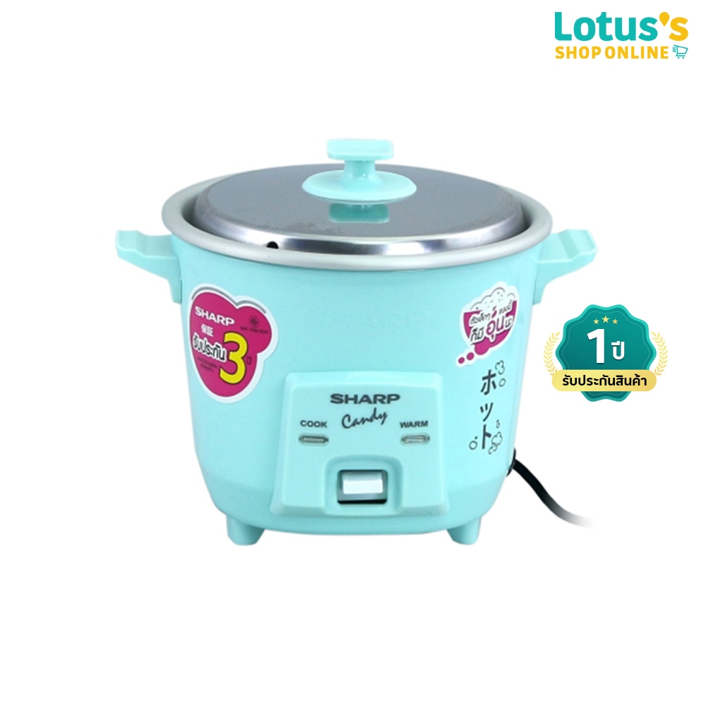 ชาร์ป หม้อหุงข้าว ความจุ 0.3 ลิตร รุ่น KSH-Q03 (คละสี) SHARP RICE COOKER, CAPACITY 0.3 LITERS, MODEL KSH-Q03