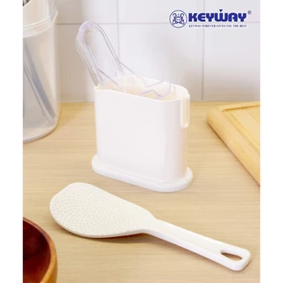 ทัพพีตักข้าวพร้อมที่เก็บ ทัพพี ที่ตักข้าว Keyway