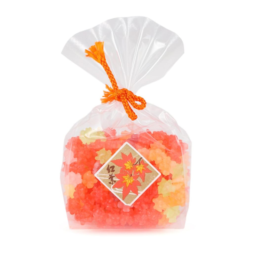 Estala Japanese snakcs Konpeito Candy Flower Shapes Bag (Japanese Maple)