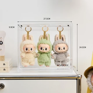 กล่องเก็บของแบบแขวน Labubu4.0 สามารถวาง Labubu ได้4ชิ้น กล่องเก็บของแบบแม่เหล็ก กล่องวางซ้อนกันได้