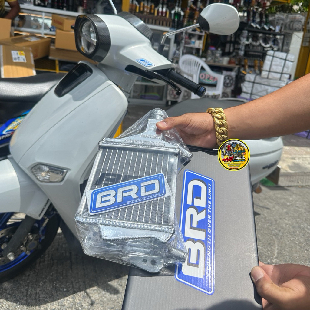 หม้อน้ำBRD (บางมดเรซซิ่ง) HONDA GIORNO/จีออโน่ตรงรุ่นหม้อน้ำมิเนียมแบรนด์BRD #หม้อน้ำจีออโน่