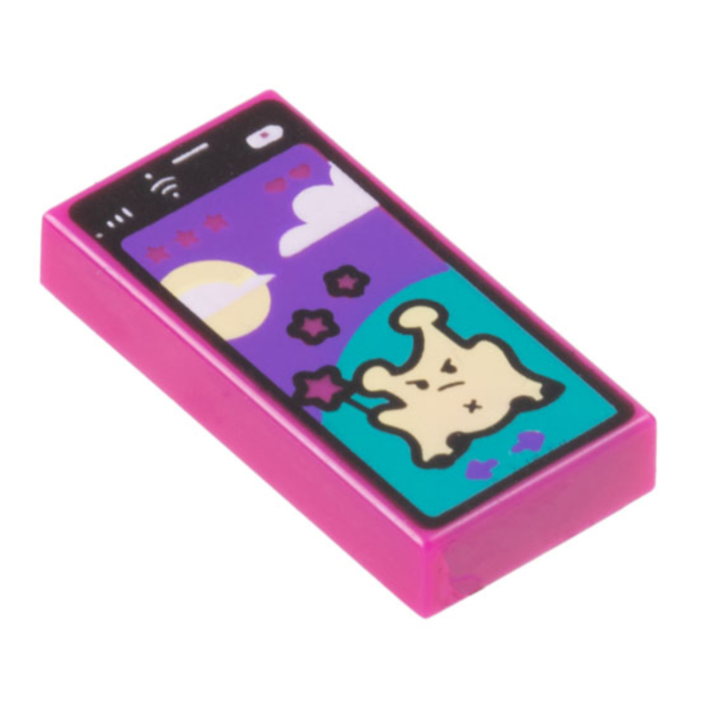 ชิ้นส่วนเลโก้ Lego Part Tile 1 x 2 with Cell Phone / Smartphone with Game... (3069pb1067) ราคา/ชิ้น