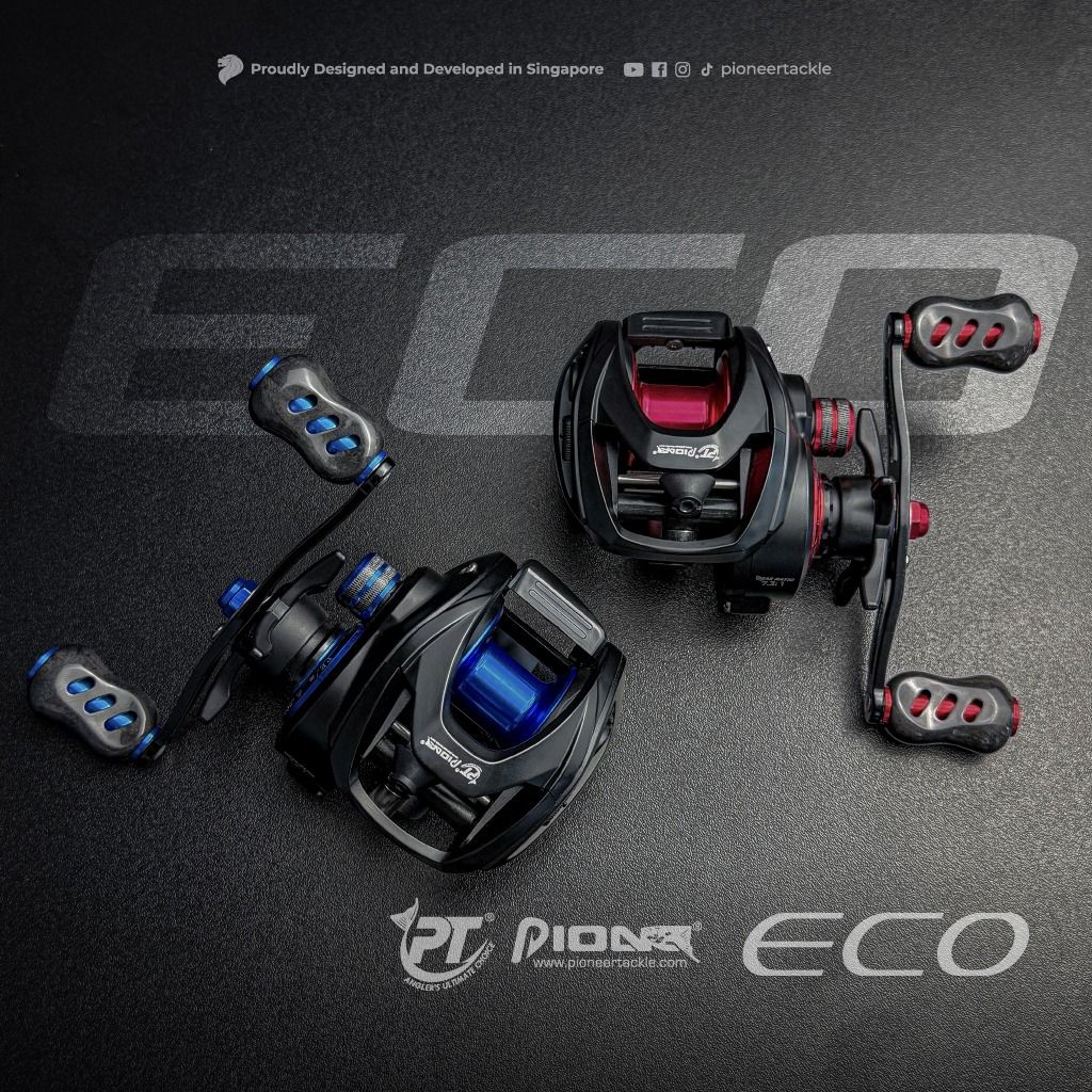 รอกหยดน้ำ PIONEER ECO ด้ามจับคาร์บอน แข็งแรง น้ำหนักเบา