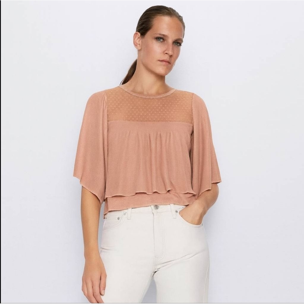 Zara เสื้อเบลาส์ Size M